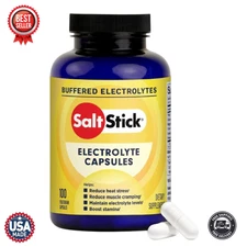 SaltStick Electrolyte Capsules with Vitamin D |  100 Count Electrolyte capsules
