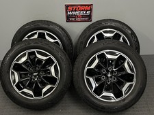 RARE 4 x DIAMOND CUT 17" FORD TRANSIT CUSTOM LIMITED SPORT ALLOYS WHEELS TYRES