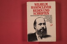 273873 Wilhelm Hasenclever WILHELM HASENCLEVER Reden und Schriften