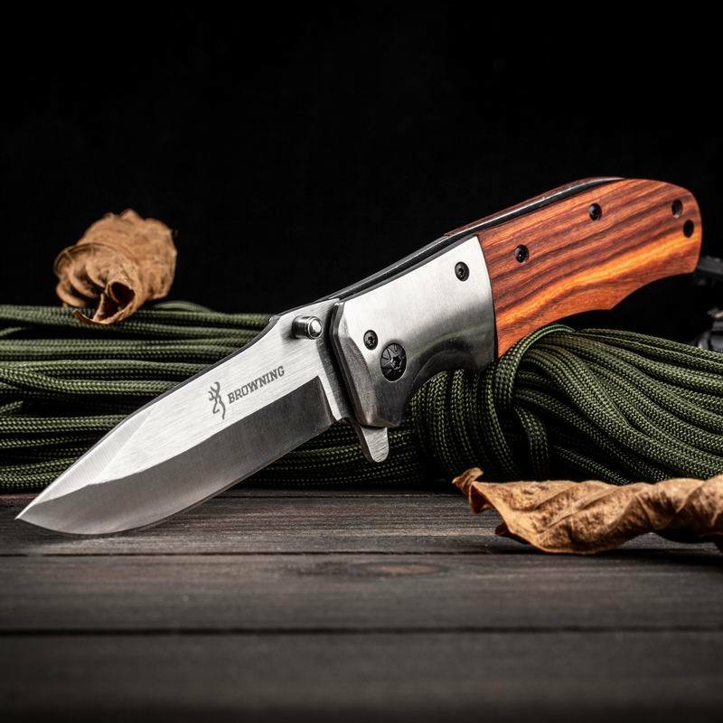 12PC Browning DA51 Folding Pocket Knife Outdoor Survival Fishing