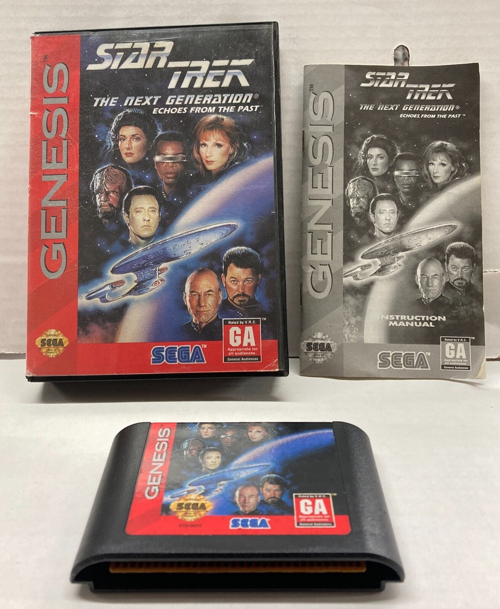 Star Trek The Next Generation Echoes From the Past Sega Genesis