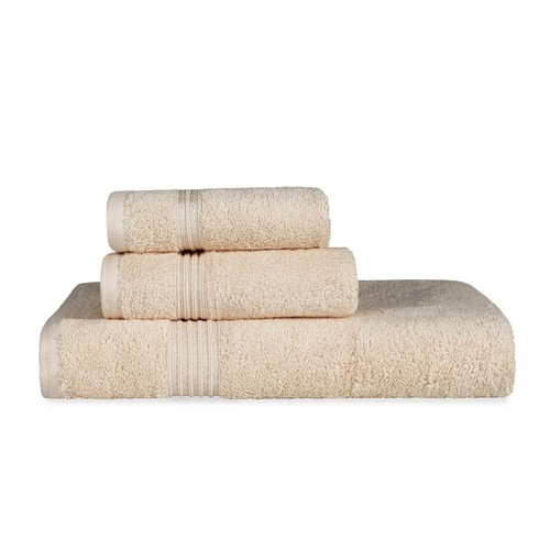 Egyptian Cotton Highly Absorbent Solid 3-Piece Ultra Soft Towel Set - Picture 49 of 132