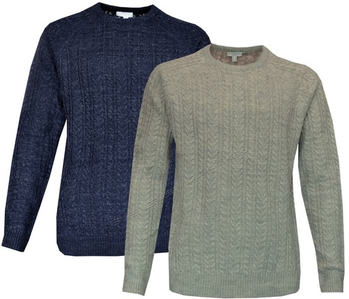 Cable Knit Fisherman Jumper Sweater 