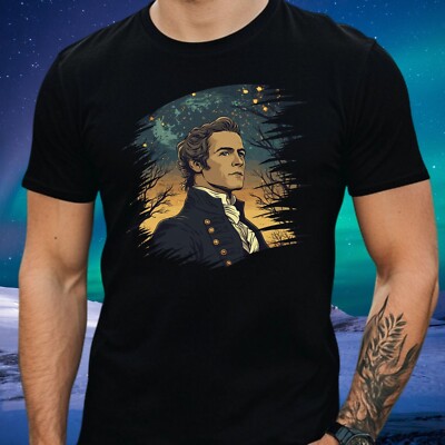 T-Shirt Herren Alexander Hamilton Motiv Baumwolle Größe S bis 5XL