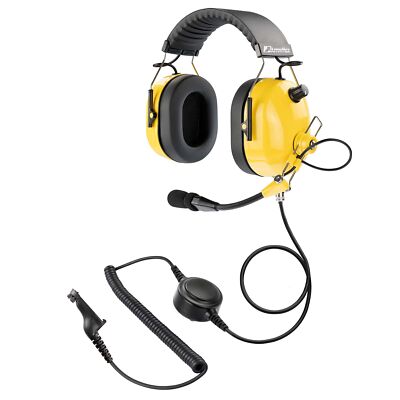 ArrowMax AHDH0042-YW-M9 Noise Isolating Headset for Motorola XPR7550E XPR7580E