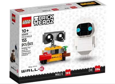 Lego Brickheadz - Wall E & Eve 193 194 Disney (40619) NEU & OVP