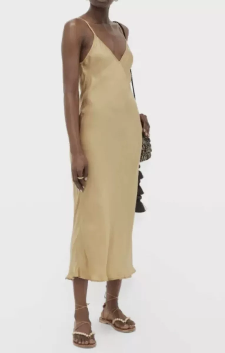 Mes demoiselles gold dress top