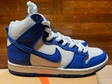 Nike SB Dunk High Pro ISO Kentucky White Varsity Royal Blue Orange Label 8