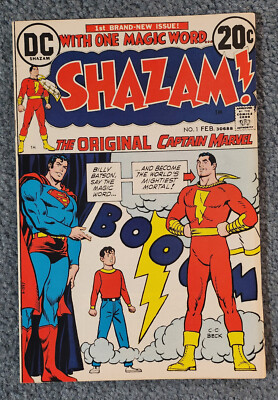 Shazam! #1 DC Comics February 1973 1st Captain Marvel - VF-