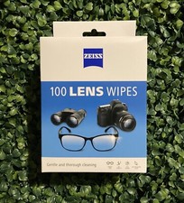 Zeiss Pre-Moistened Wipes - Eyeglasses  High Quality Optics - New 100 Count 