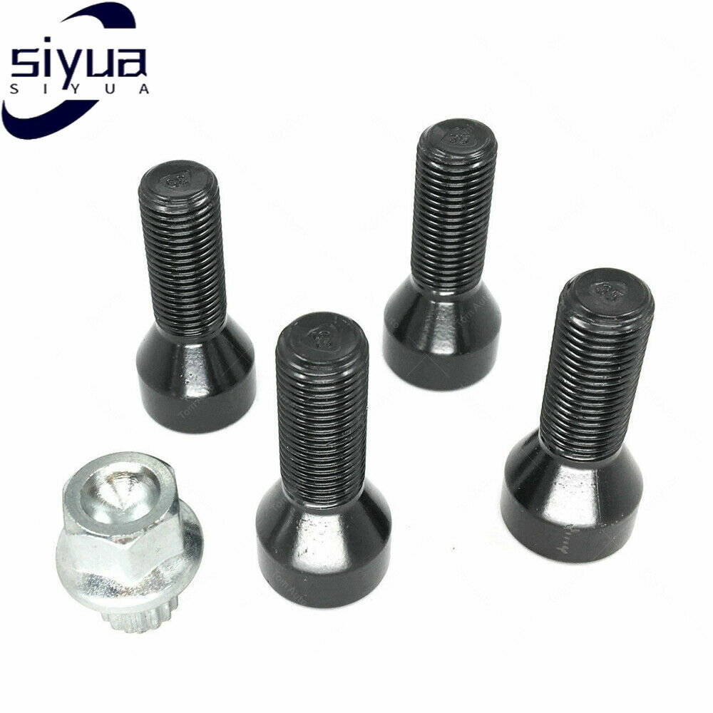 36136786426 M14 x 1.5 Aluminum Wheel Bolts Lock Screw For BMW 7  