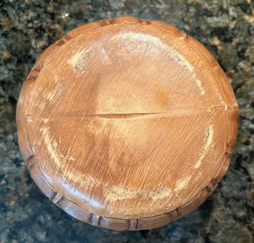 Vintage Twin Winton California Pottery Brown Cat Kitten In Basket Cookie Jar - Picture 8 of 19