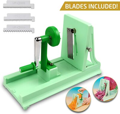 Brand New Benriner Style  Fruit & Veg Turning Mandoline Slicer