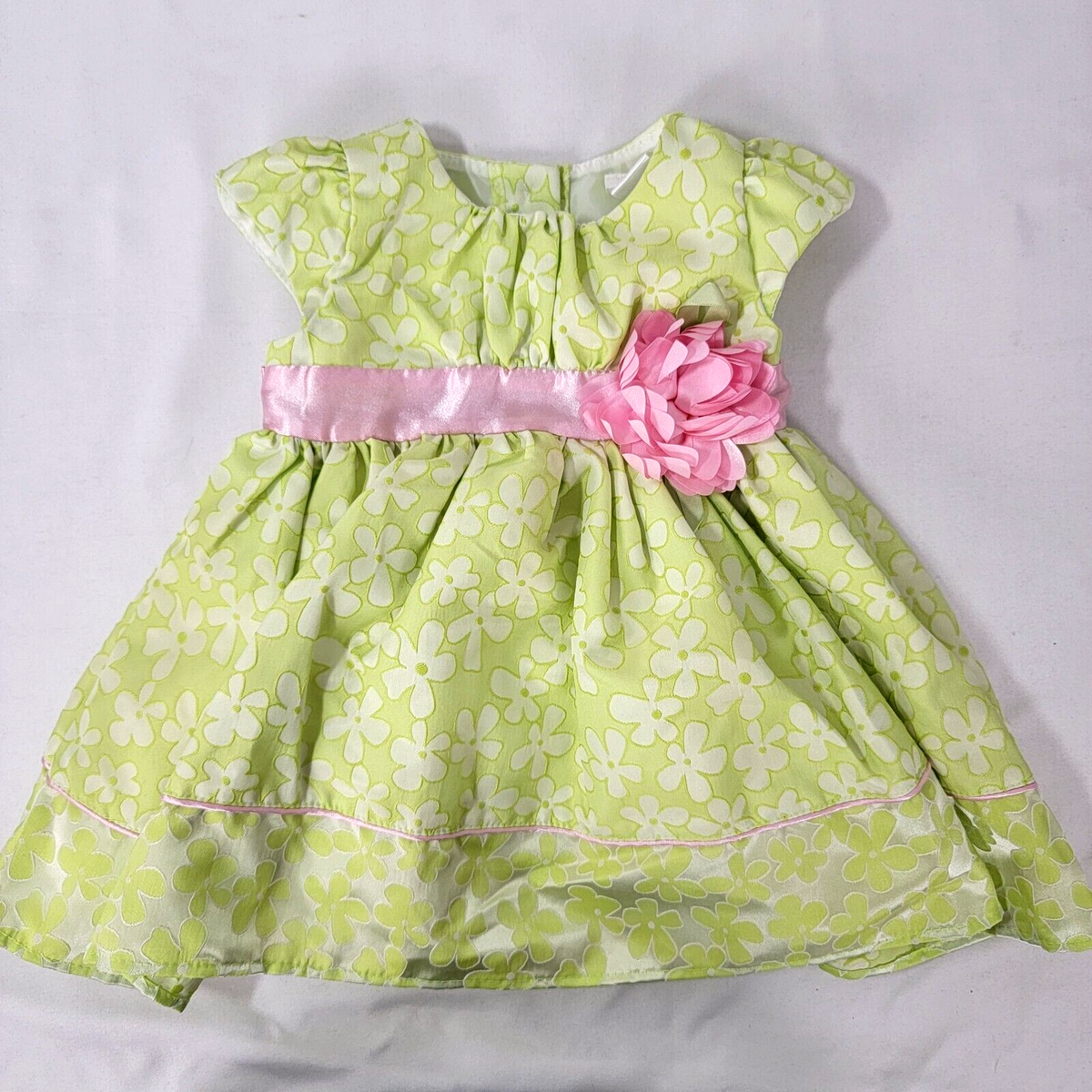 green newborn dress Newborn Dark Green Lakshana Pattu Frock main image 0