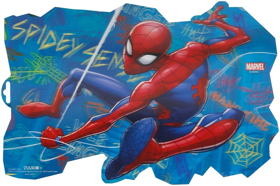 Spiderman 3D Essenszeit Tischset 40 cm (16") x 30 cm (12")