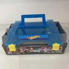 Hot Wheels Race Case Track Carry Case Dual Car Launcher Start Line CFC81