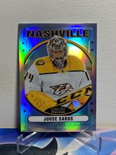 2021-22 O-Pee-Chee OPC PLATINUM JUUSE SAROS #R-28 RETRO RAINBOW SP