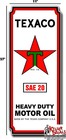 27"x11" TEXACO LARGE LUBSTER FRONT DECAL GAS AND OIL PUMP SIGN STICKER