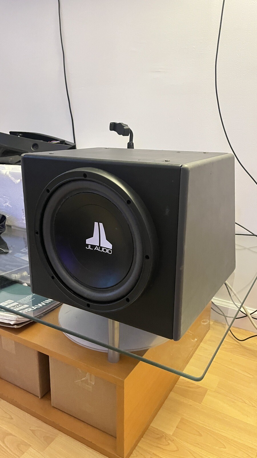 JL Audio 10” Subwoofer 10w3v2D4 4 OHM Impedance Sealed Box Enclosure