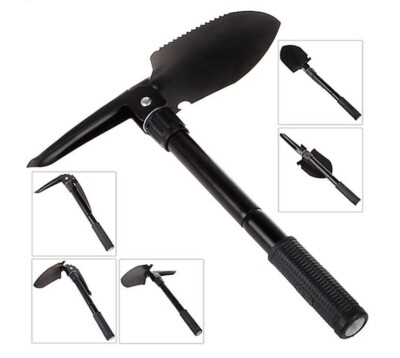 Pelle Pliante Avec étui Pelle Pliante Portable Pelle De Survie Spade Spade Trowel Jardin Camping Outil D'urgence En Pelle à Neige