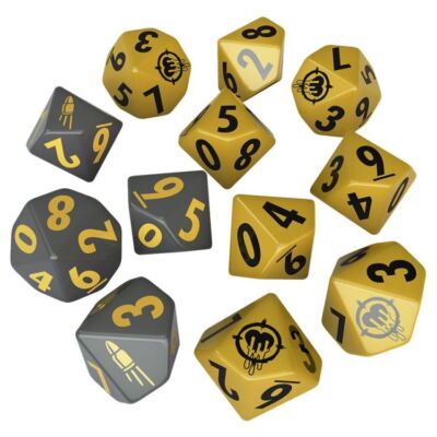 Fallout Factions Nuka World Miniaures Game The Operators Faction Dice Set 107005