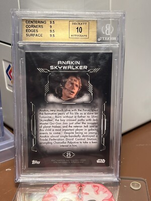 Topps Star Wars Autograph Masterworks Hayden As Anakin