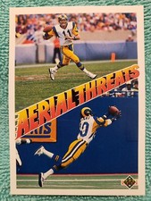 1991 UPPER DECK AERIAL THREATS #30 JIM EVERETT HENRY ELLARD LOS ANGELES RAMS