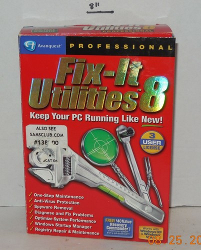 Avanquest FIX IT Professional Utilities 8 Windows PC Registry Cleaner - Picture 1 of 7