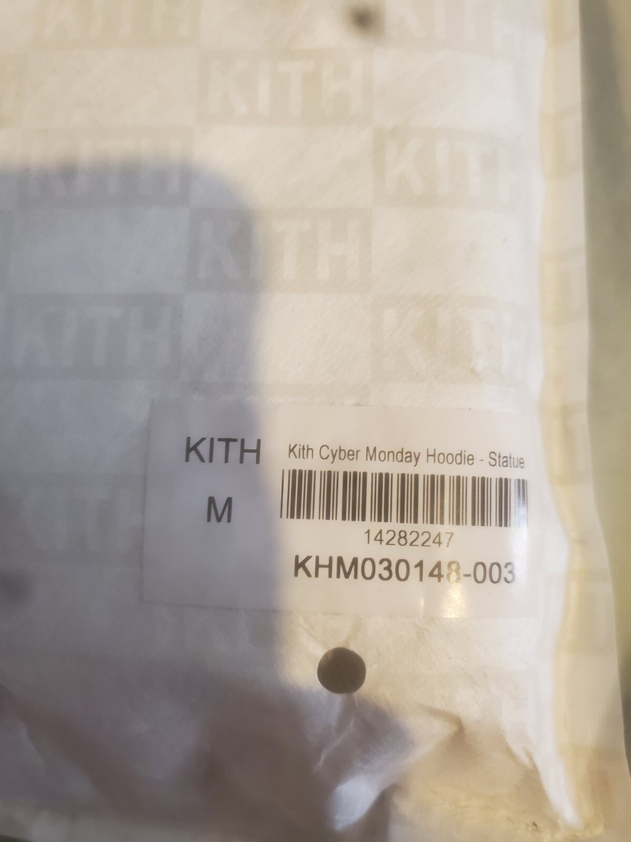 Kith Cyber Monday Hoodie 10 Year Anniversary Statue Size Medium
