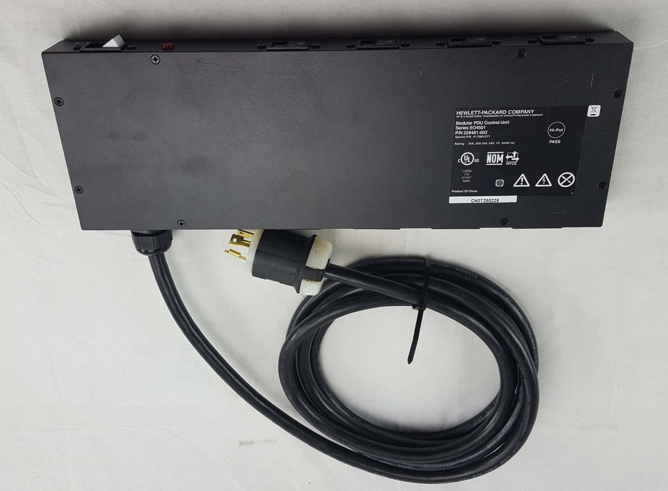HP 417580-D71 24A Power Distribution Unit (4 x C19 Outlets) 228481-002 PDU - Image 2 of 4