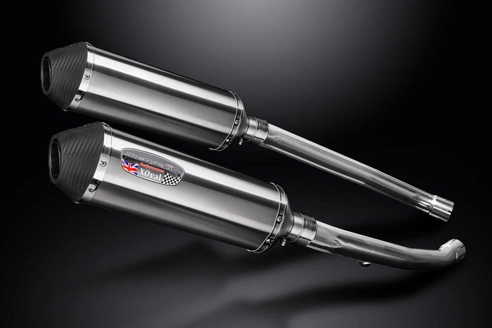 Kit silenciador de escape Kawasaki ZX-14R 2012-2023 13,5" X-OVAL AÇO INOXIDÁVEL - Imagem 3 de 4