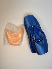 New Ballet Shoes Size 3 Royal Blue Straps And Inserts