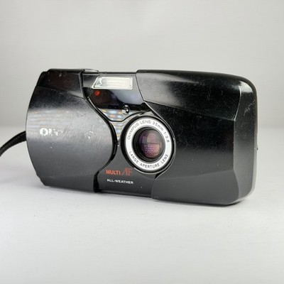 Filmkamera Olympus mju II Stylus Epic schwarz Vintage 35mm F2.8 Objektiv getestet gut