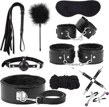 Cozy Feel BDSM Love High Quality Bondage Set Kit Restraints Straps SM 10PC