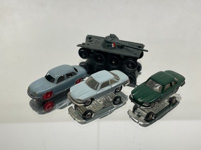 4x EKO+NOREV PANHARD EBR 75 TANK + 24 CT + DYNA -H0 1:87- GOOD CONDITION - 532