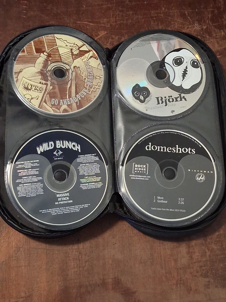 VTG Mixed Lot CD lot Punk Rock Rap 80s 90s Collection Case Logic Case - Image 2 of 4