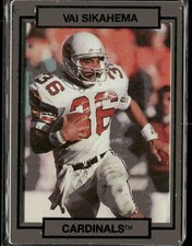 1990 Action Packed Vai Sikahema #218 Phoenix Cardinals