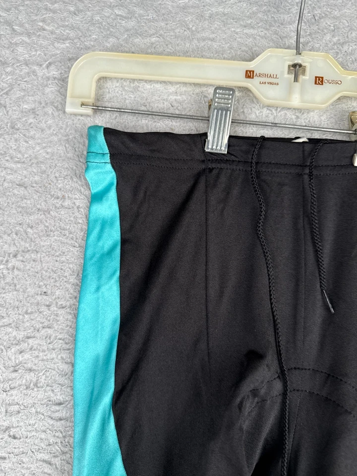 VINTAGE Bellwether Cycling Shorts Adult Medium Black Blue Nylon Spandex Blend - Image 4 of 4