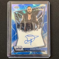 🔌IU 2026 TOPPS CHROME WWE BLUE BRAND AUTO BLUE REFRACTOR /150 DAMIAN PRIEST