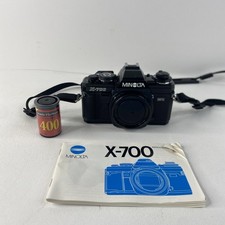 Minolta X-700 35mm SLR Film Camera Body Only w/ Manual New Film Tested