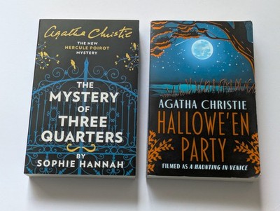 Lot x 2 Agatha Christie / Sophie Hannah paperbacks inc Hallowe'en Party