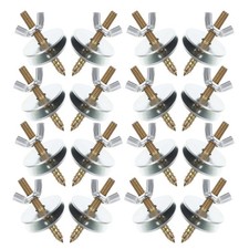 24 Sets Metal Screws for Birdcage  s Hardware Retaining Kit Perch