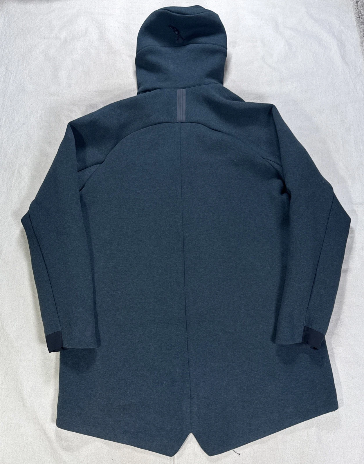 Nike Tech Fleece Parka Jacket Men Size XL Gray Full Zip Long - product detail image 6