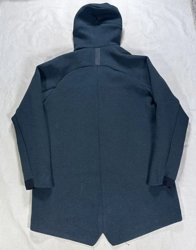 Nike Tech Fleece Parka Jacket Men Size XL Gray Full Zip Long image 6