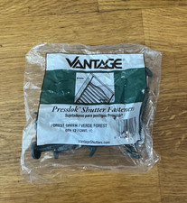 Vantage 12-Pack Presslok Shutter Fasteners for Exterior Shutters Forest Green