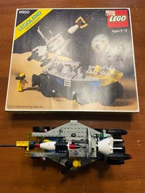 VINTAGE 1982 LEGO 6950 CLASSIC SPACE MOBILE ROCKET TRANSPORT