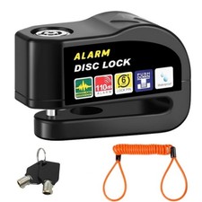 Motorcycle Bike Scooter Alarm Disc Brake Lock Anti-Theft Security Wheel Lock