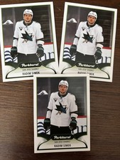 2021-22 Parkhurst 216 Radim Simek San Jose Sharks 3 Card Lot