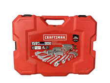 Craftsman 155-piece Standard Sae And Metric Mechanics Tool Set W Hard Case