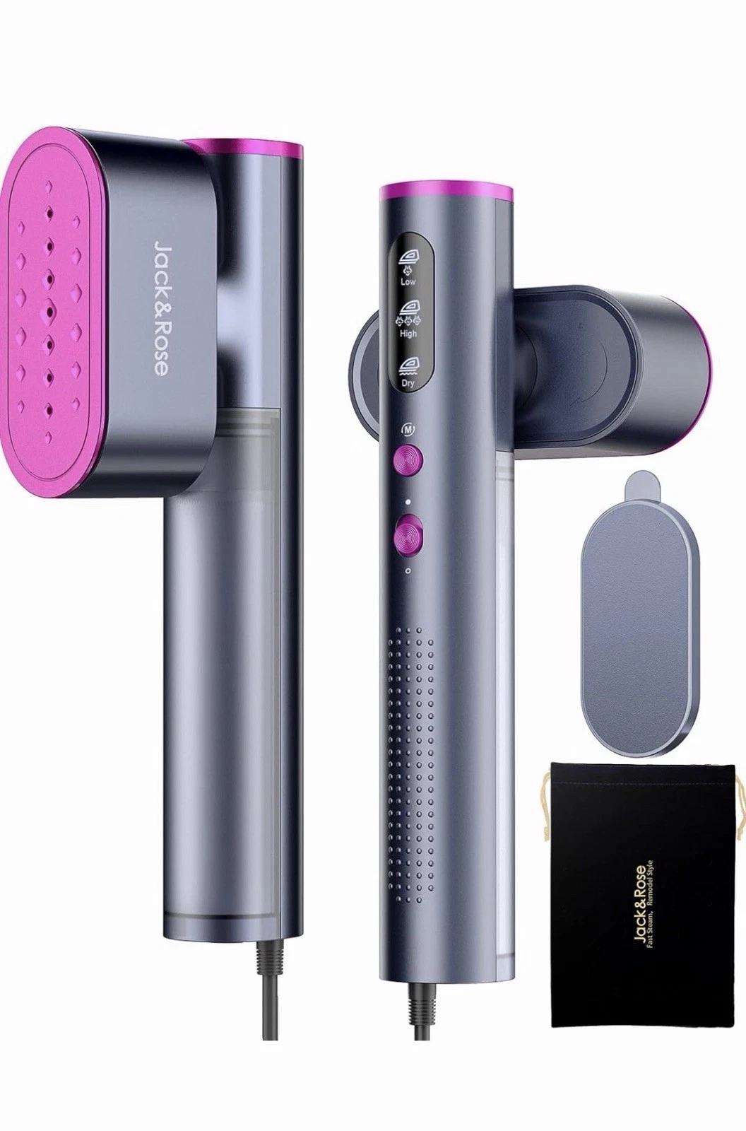 Jack ＆ Rose Travel Steamer,100-220V, Steamer ＆ Iron 2 In 1, Travel Size,
Opens in a new window or ta
